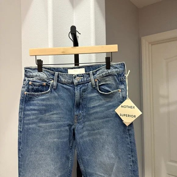 New! MOTHER Superior The Reifler in Early Blue Size 29 - Picture 3 of 11